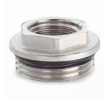 Футорка с уплотнительным кольцом 1/2" г * 3/4" ш,никелированный