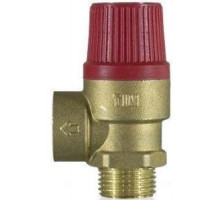 Мембранный предохранительный клапан 1/2"ш-3 бар красный