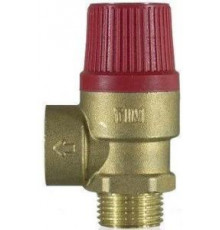 Мембранный предохранительный клапан 1/2"ш-1.5 бар красный