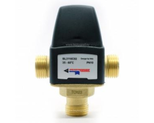 Термостатический смесительный клапан 1/2" ( 35-60°С) kv/s 1.6