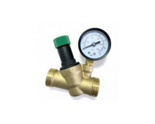 Редуктор снижение давления с манометром 1/2"г -1/2"г и 3/4"ш