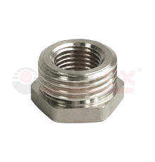 Футорка НИКЕЛИРОВАННАЯ VALFEX НР 3/8" - ВР 1/4" (700/10) К
