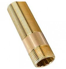 Сгон латунный 1/2"ш/ш- 80мм