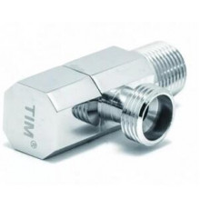 Угловой кран с отражателем 1/2"*1/2" (хром)