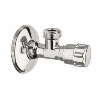 Угловой кран с отражателем 1/2"*1/2" (хром)