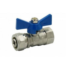 Кран шаровый (бабочка) МП 16Ц*1/2F