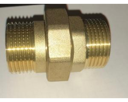 Муфта американка для прямого соединения Латунная 1/2" ш/ш