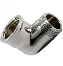 Уголок переходной хромированный 1/2" г/ш