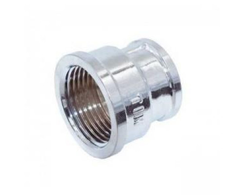 Муфта хромированная 1/2"г*3/8"г