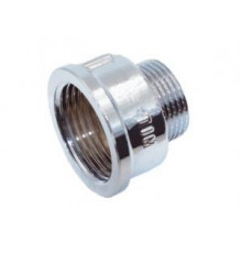 Переходник хромированный 1"г*1/2"ш