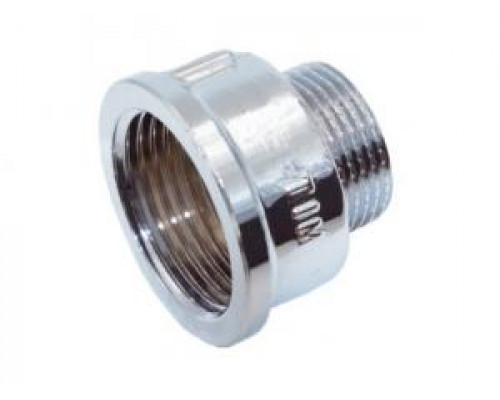 Переходник хромированный 1"г*1/2"ш