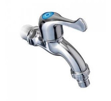 Кран водоразборный хром со штуцером 1/2"