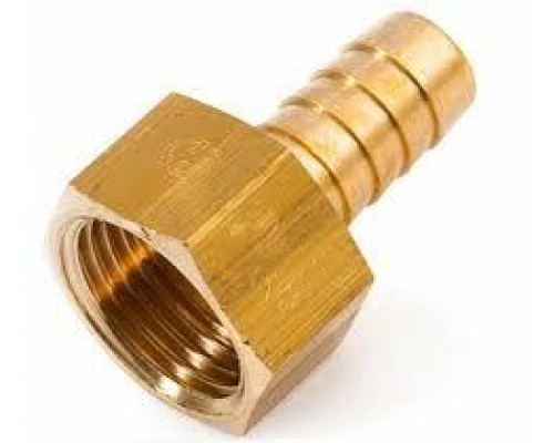 Штуцер для соединения шлангов латунный 1/2"г- Ø12мм