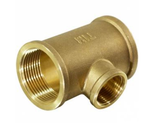 Тройник переходный латунный 1"*3/4"*1" г/г/г