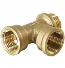 Тройник латунный 1/2"* 1/2" * 1/2" ш/г/г