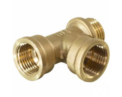 Тройник латунный 1/2"* 1/2" * 1/2" ш/г/г
