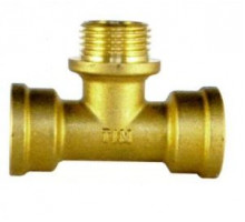 Тройник латунный 1/2"* 1/2" * 1/2" г/ш/г