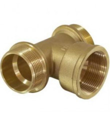 Тройник латунный 1/2"* 1/2" * 1/2" ш/г/ш