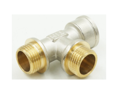 Тройник НИКЕЛЬ 3/4F*1/2M*3/4"F