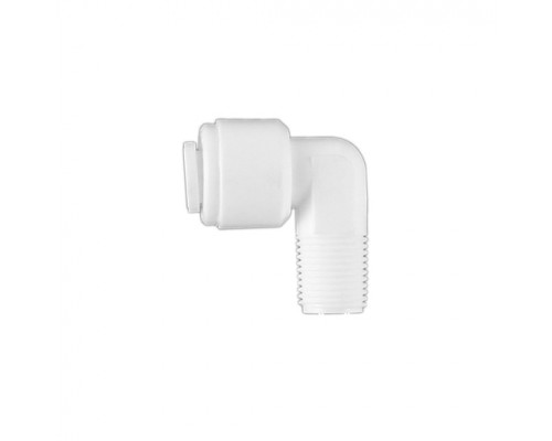 Q-ME0402, Фитинг угловой 1/4 TUBE-1/8"MT