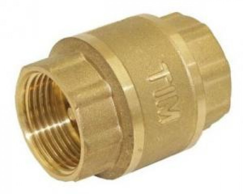 Обратный клапан с латунным штоком, 1/2"г/г (стандарт)