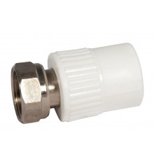 PPR Муфта комбинированная с накидной гайкой 20*1/2F
