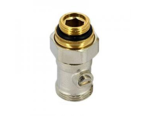 Кран для нижнего подключения радиатора (прямой)<br /> 3/4"*1/2"
