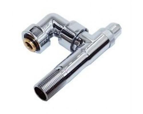 Поворотный кран для углового соединения,(хром) 1/2" ш* 3/4"г