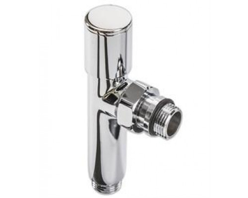 Кран для углового соединения,( круглый )(хром) 1/2"ш* 1/2"ш
