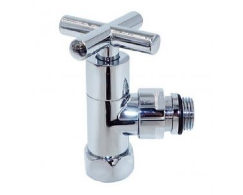 Кран для углового соединения,( квадратный) (хром) 3/4"г* 1/2"ш