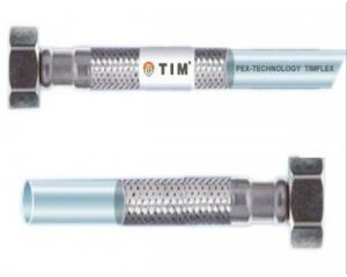 Гибкая подводка для воды с внутренним шлангом из PEX 1/2" г/г-100см