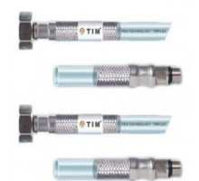 Гибкая подводка для воды с внутренним шлангом из PEX 1/2*M10-120см