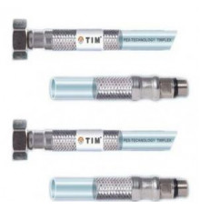 Гибкая подводка для воды с внутренним шлангом из PEX 1/2*M10-100см